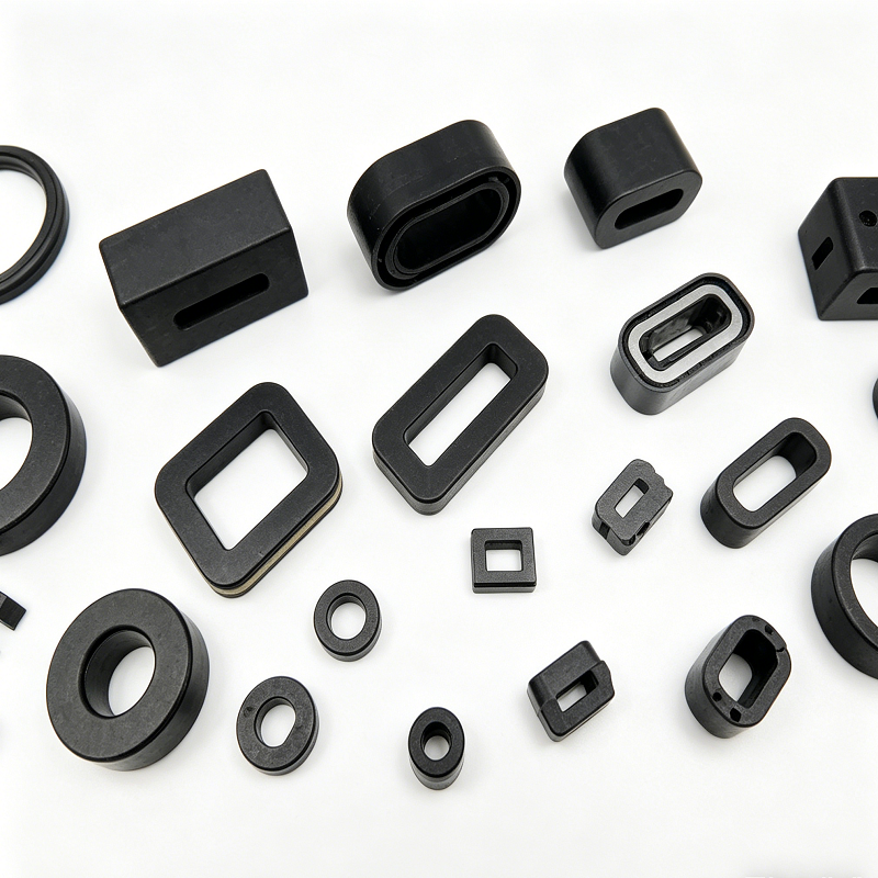 High-Quality Amorphous-Nanocrystalline Shaped Magnetic Cores